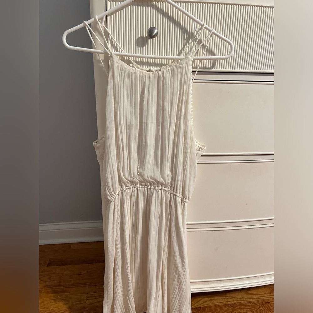 Abercrombie and Fitch Cream Flowy Dress